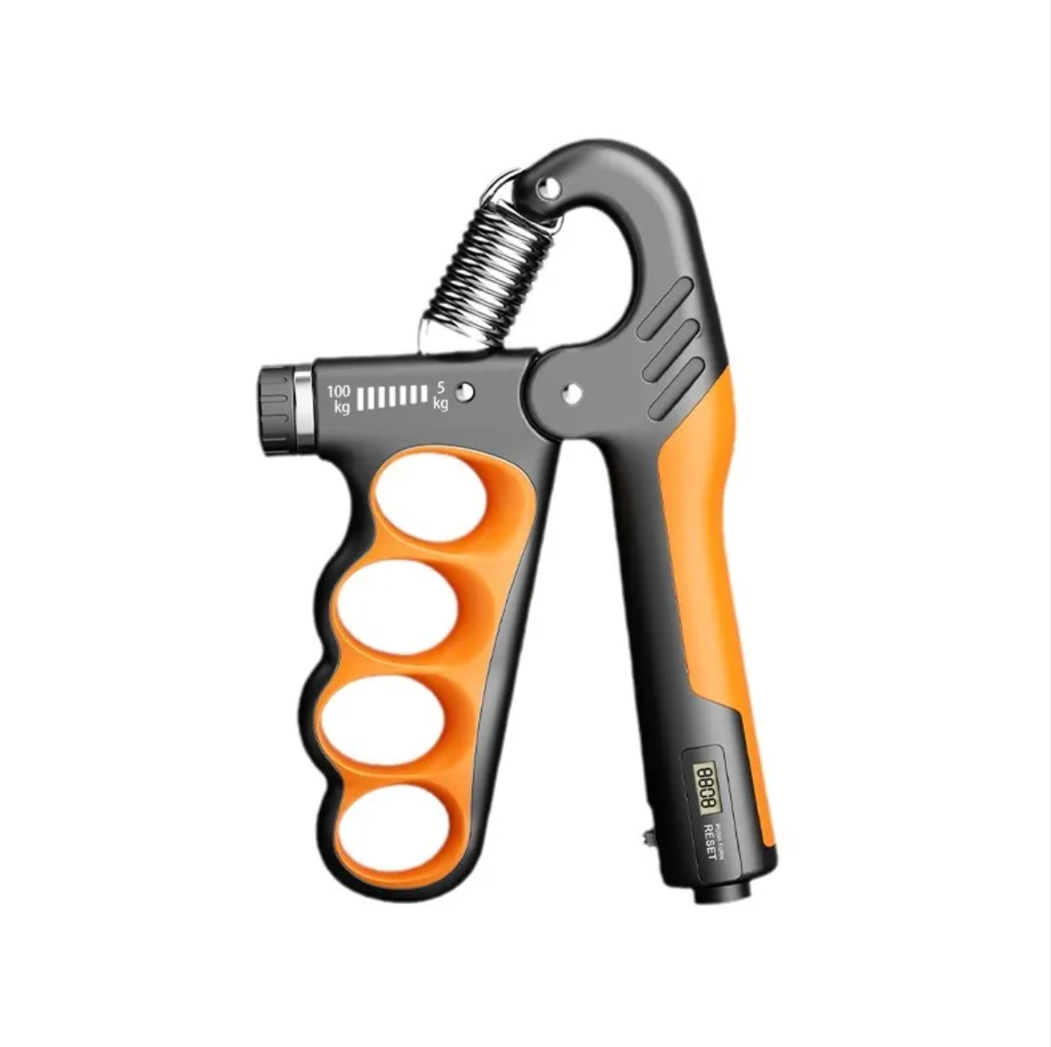 Digital grip strength trainer for hand and forearm training