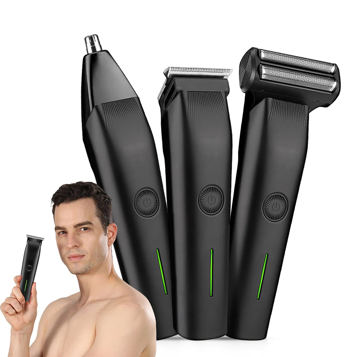 3-in-1 Performance Grooming Trimmer — Black