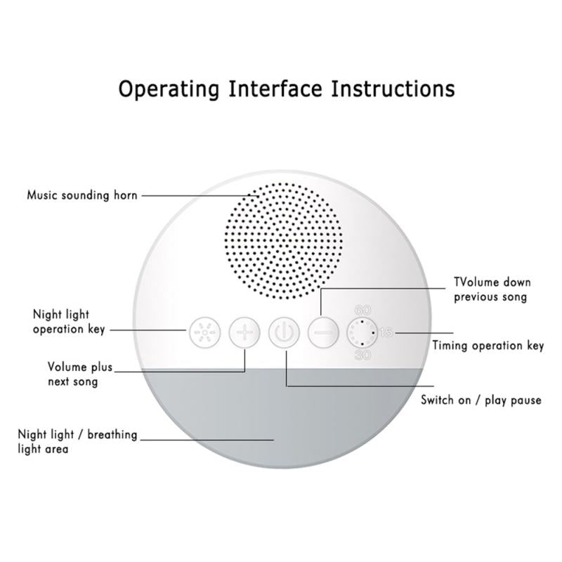 Sleep Sound Machine + Ambient Night Light