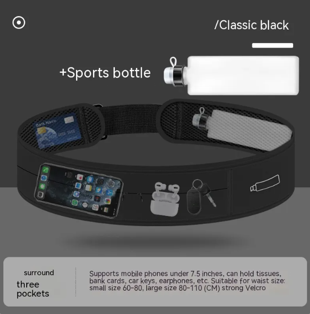 Performance Running Belt + Hydration Flask