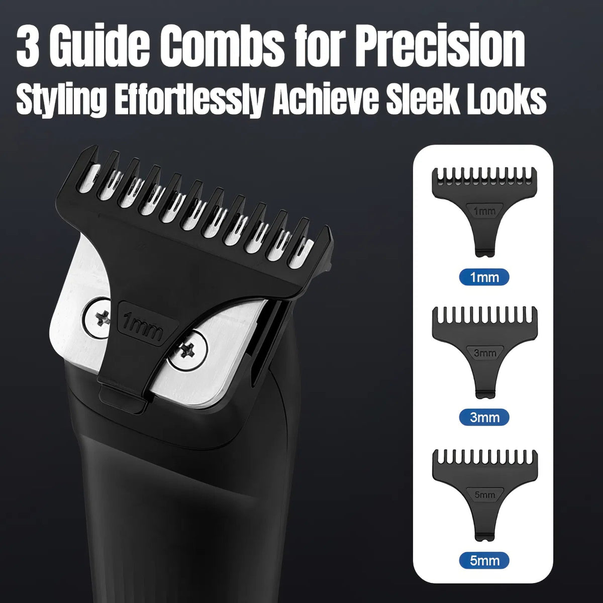 3-in-1 Performance Grooming Trimmer — Black